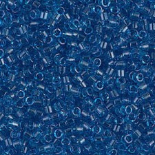 Miyuki delica Beads 11/0 - Transparent capri blue DB-714